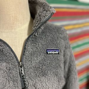 Patagonia Los Gatos 1/4 zip pull over // hip length // salt grey // size XL